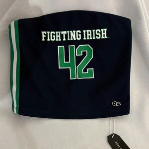 Norte Dame Fighting Irish Navy Blue Tube Top